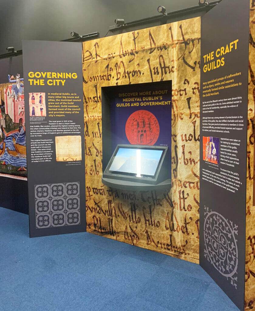 Dublinia Medieval Museum screens And display Designs